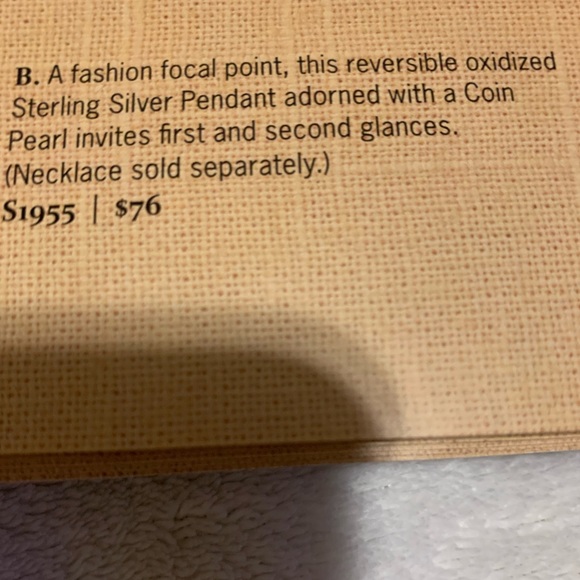 Silpada .925 sterling silver pendant. Vintage Style, Hard To Find! - Picture 5 of 6